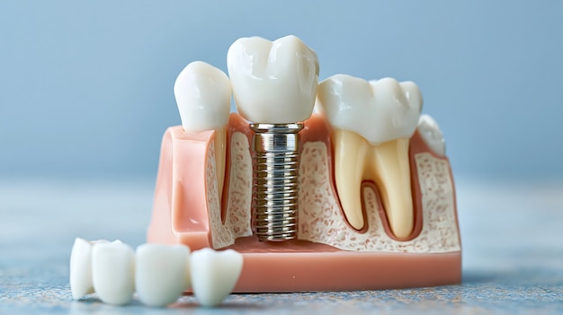 how do dental implants replace missing teeth